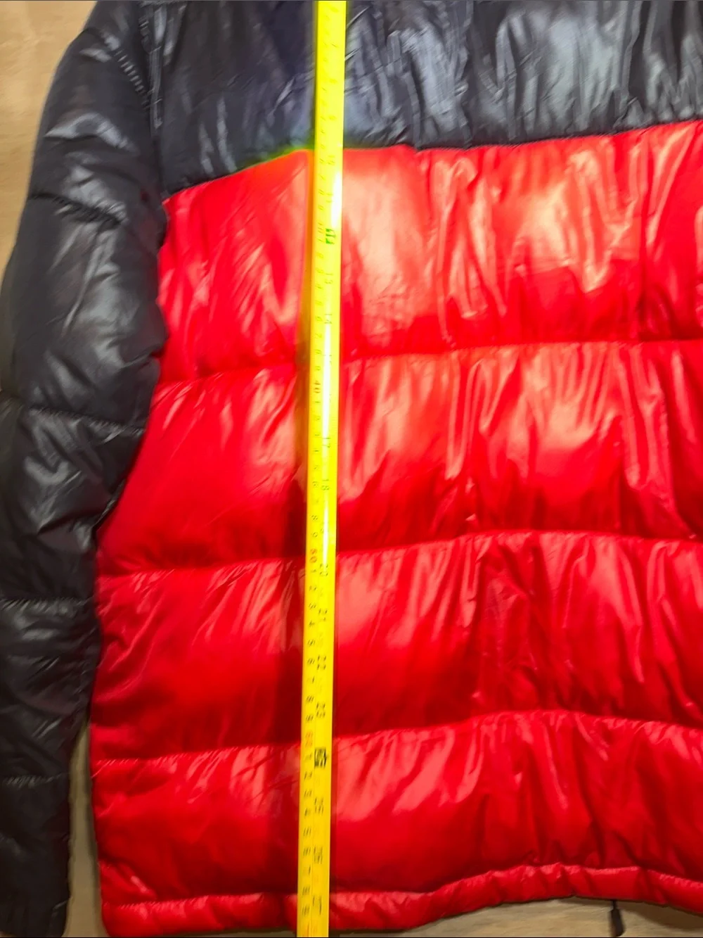 Columbia Men's Black & Red Insulated Puffer Jacket with Omni Heat Small